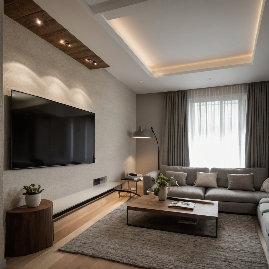 Living room decor ideas should add comfort, acoustics, lighting, and service rather than clutter shown in a luxury residential interior